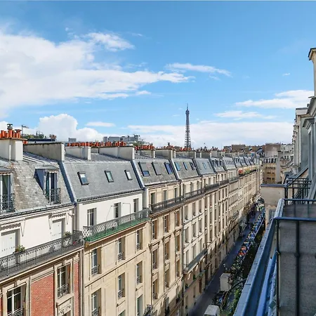 Apartamento Luxe Sous Les Toits De Avec Vue Tour Eiffel París