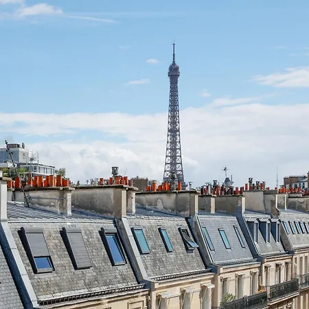 公寓 Luxe Sous Les Toits De Avec Vue Tour Eiffel 巴黎