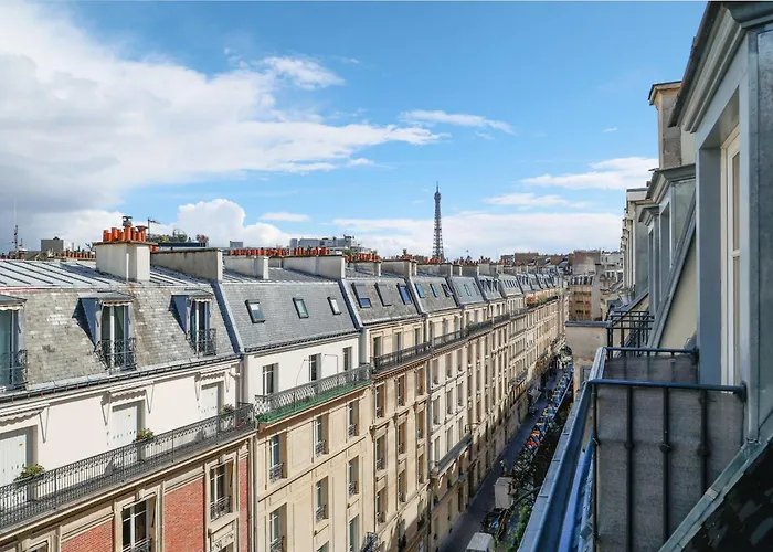 Apartamento Luxe Sous Les Toits De Avec Vue Tour Eiffel París