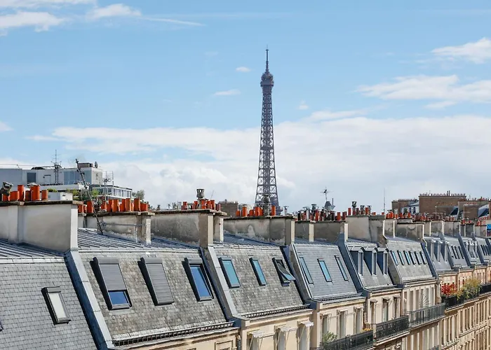 Apartamento Luxe Sous Les Toits De Avec Vue Tour Eiffel París